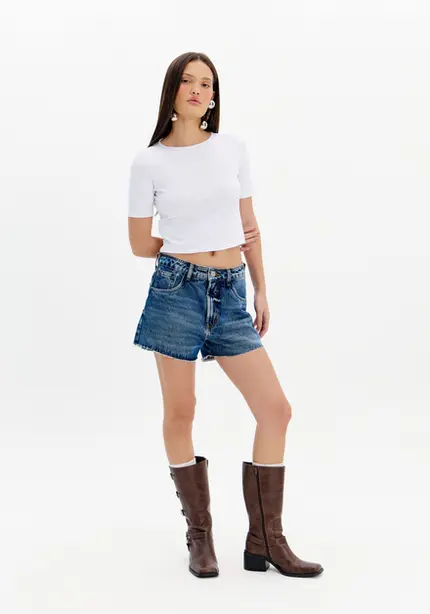Blusa Manga Curta Básica - Myft