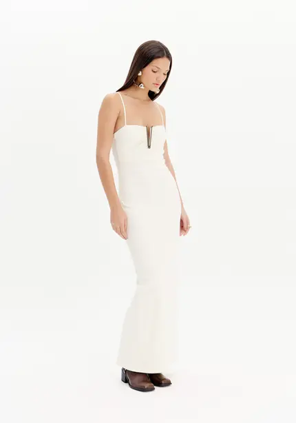 Vestido Midi De Alças - Myft