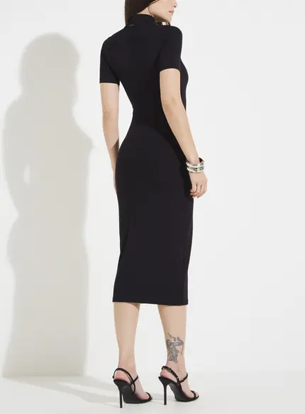 Vestido Midi Gola Alta - Forum