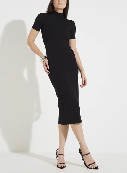 Vestido Midi Gola Alta - Forum