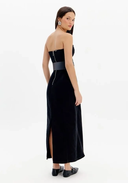 Vestido Midi com Cinto – Myft