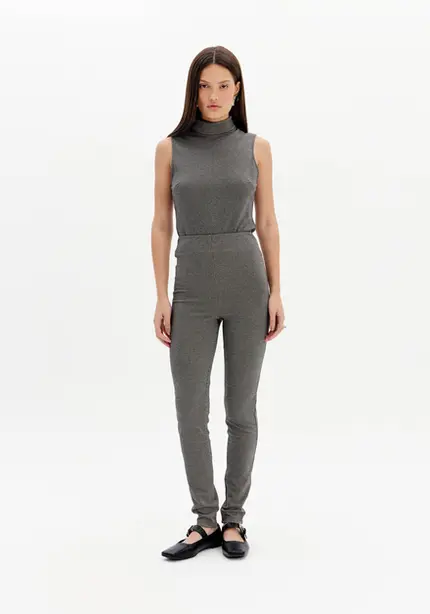 Blusa Gola Alta Xadrez - Myft
