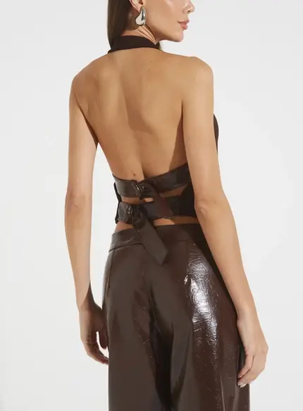 Blusa Couro Fashion - Forum