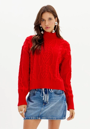 Blusa Tricot Gola Alta - Myft
