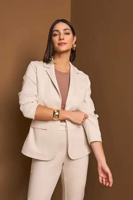 Blazer com Lapelas – Yexx