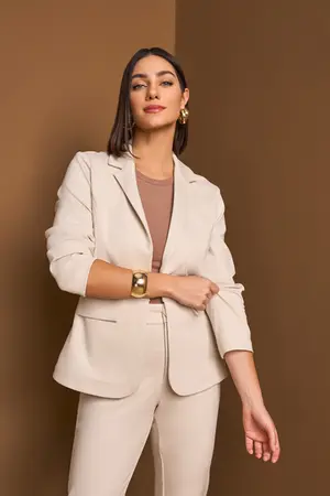 Blazer com Lapelas – Yexx