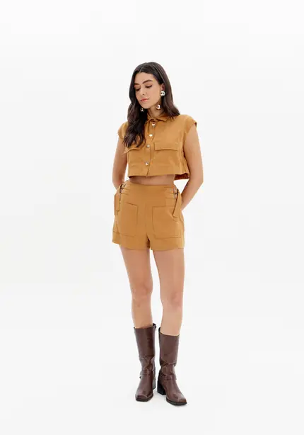 Camisa Cropped – Myft
