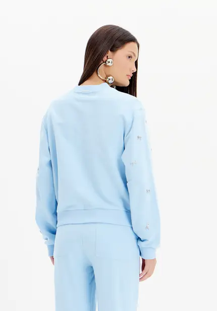 Blusa Moletom Aplicações Laço – Myft