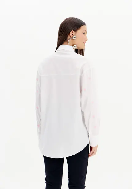 Camisa Oversized com Corações – Myft