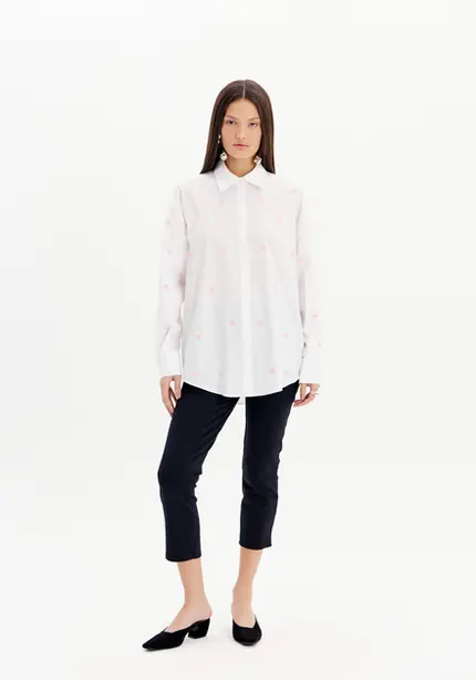 Camisa Oversized com Corações – Myft