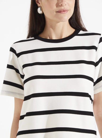 Camiseta Comfort Listrada - Forum