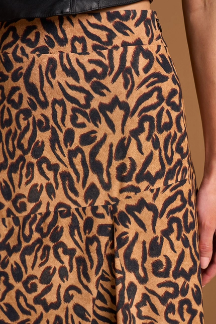 Saia Midi em Viscose – Yexx