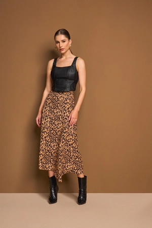 Saia Midi em Viscose – Yexx