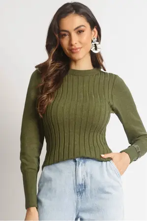 Blusa Canelada – Doce Tom