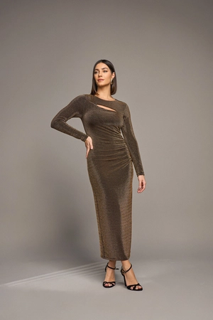 Vestido Midi Drapeado - Yexx