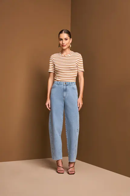 Calça Jeans Barrel – Yexx