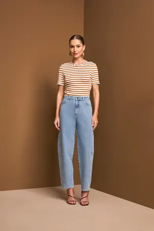 Calça Jeans Barrel – Yexx
