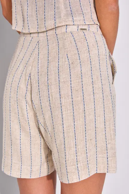 Shorts Alfaiataria em Linho – Yexx