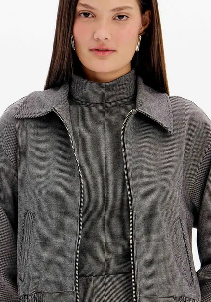 Jaqueta Bomber Xadrez – Myft