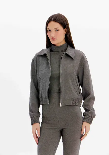Jaqueta Bomber Xadrez – Myft
