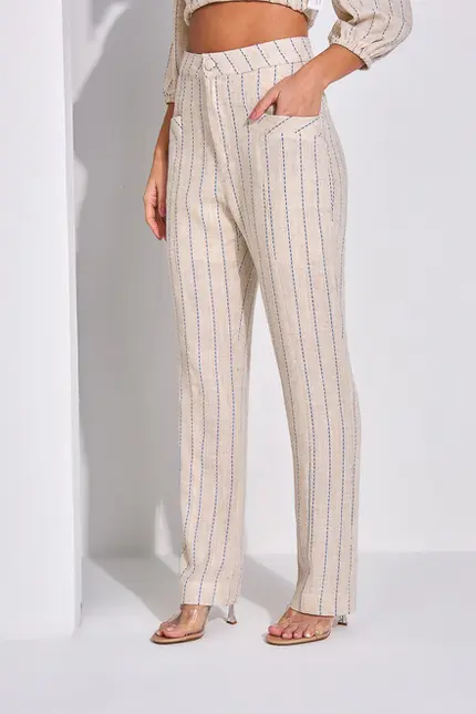 Calça Alfaiataria em Linho – Yexx