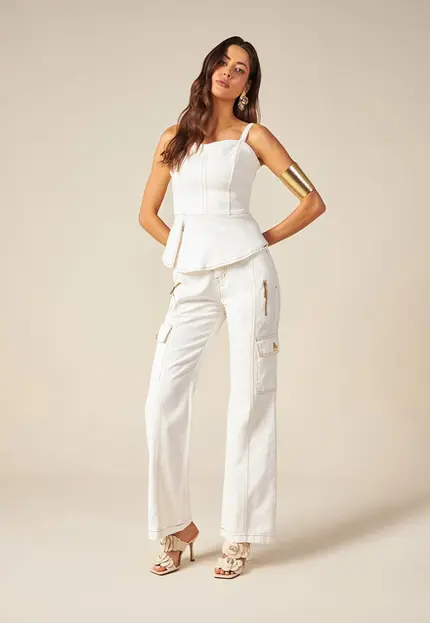 Top Com Peplum - Bana Bana