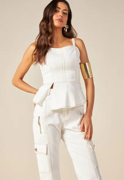 Top Com Peplum - Bana Bana