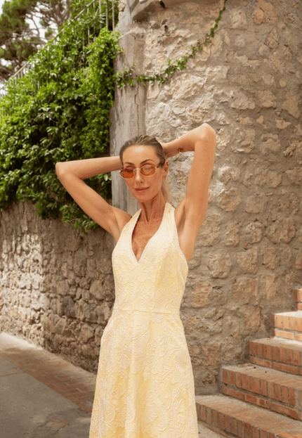 Vestido Longo Bordado – Bana Bana