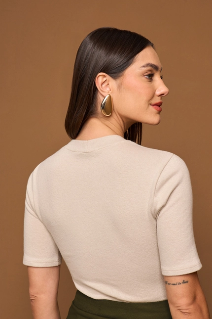Blusa Básica Drapeada – Yexx