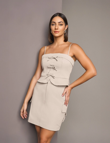 Corselet com Amarração Frontal – Yexx