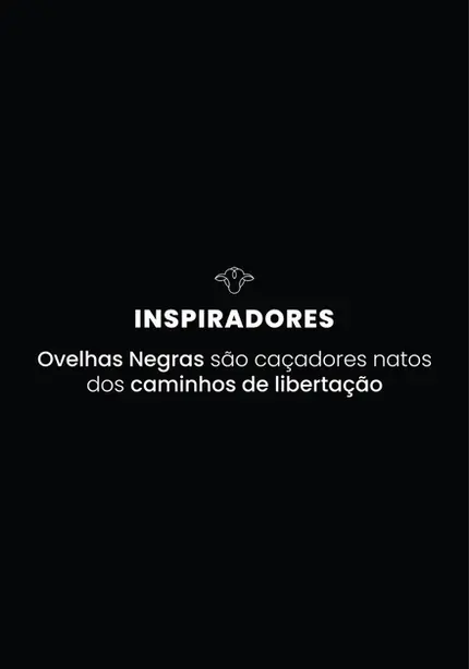 Camiseta Inspiradores Unissex - Ovelha Negra