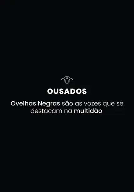 Camiseta Ousados Unissex - Ovelha Negra