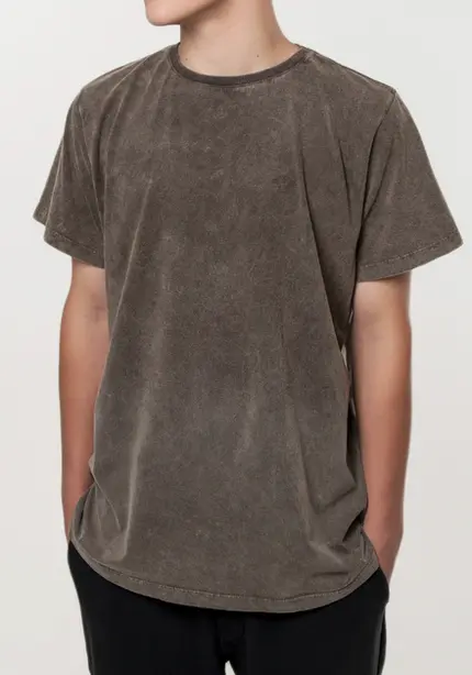 Camiseta Castanho Eco Estonado - Ovelha Negra