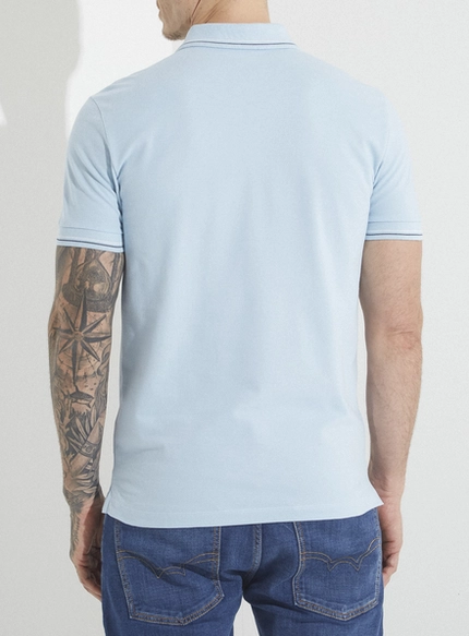 Camisa Polo Básica com Detalhe - Forum