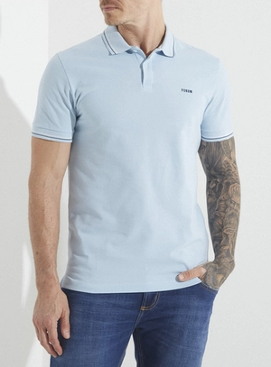 Camisa Polo Básica com Detalhe - Forum