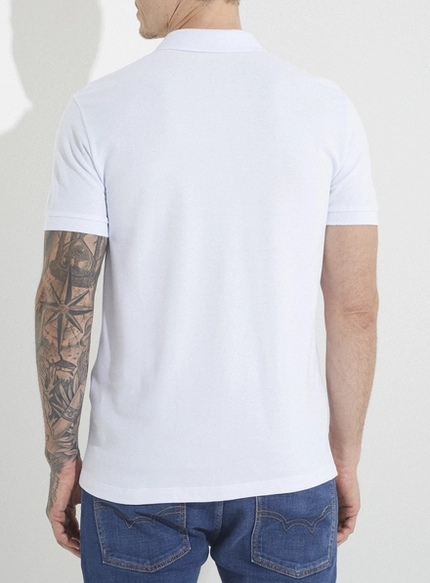 Camisa Polo Básica com Detalhe - Forum