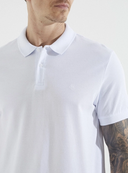 Camisa Polo Básica com Detalhe - Forum