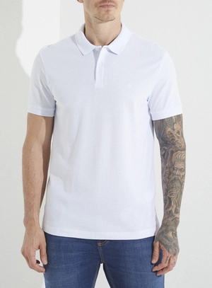 Camisa Polo Básica com Detalhe - Forum