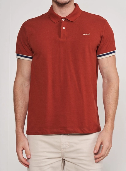 Camisa Polo Detalhe Mangas - Colcci