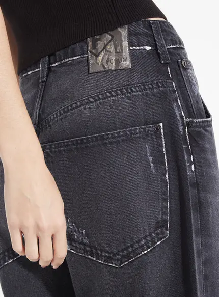 Calça Jeans Oversized - Forum