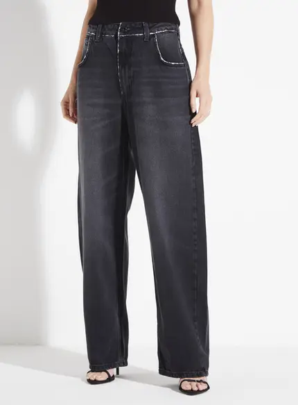 Calça Jeans Oversized - Forum