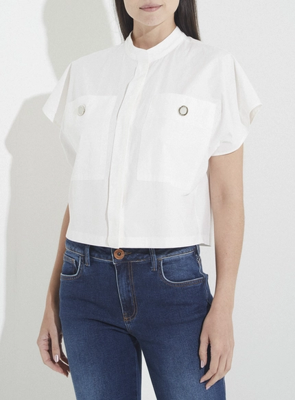 Camisa Com Bolsos - Forum