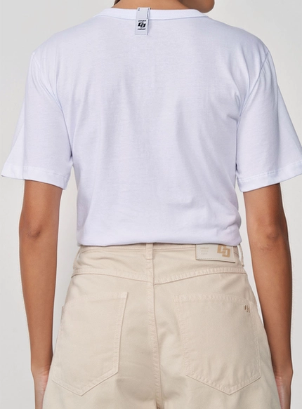 Camiseta Com Aplicação - Colcci