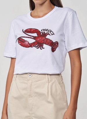 Camiseta Com Aplicação - Colcci