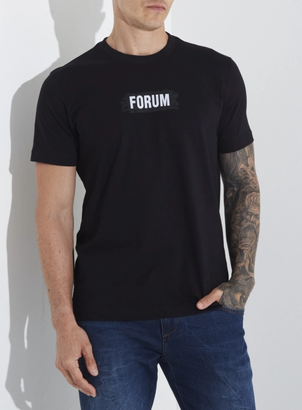 Camiseta New Slim Com Logo - Forum