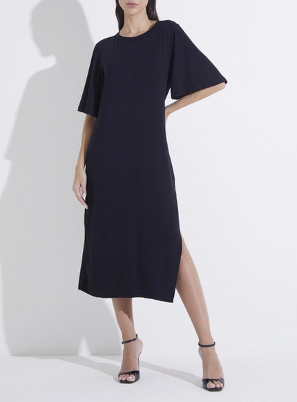 Vestido Midi Mangas Amplas – Forum