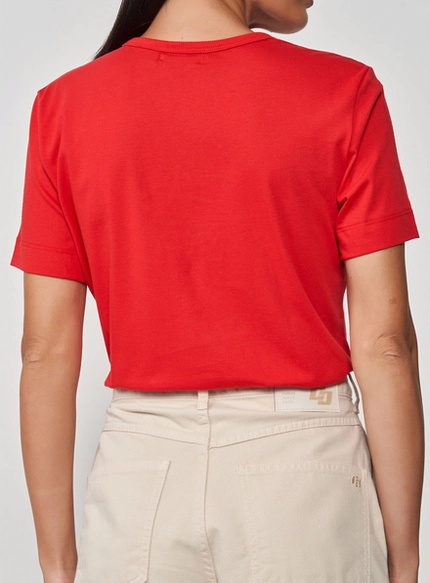 Camiseta Básica Com Logo - Colcci