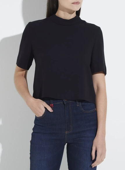 Camiseta com Zíper em Viscose – Forum