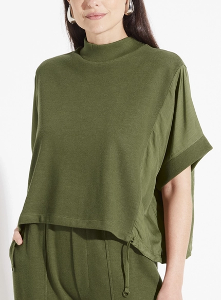 Blusa Gola Alta com Ajuste Lateral – Forum