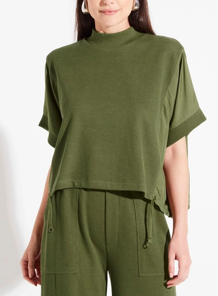 Blusa Gola Alta com Ajuste Lateral – Forum